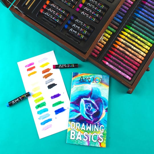 Art 101 Doodle & Draw Wood Art Set